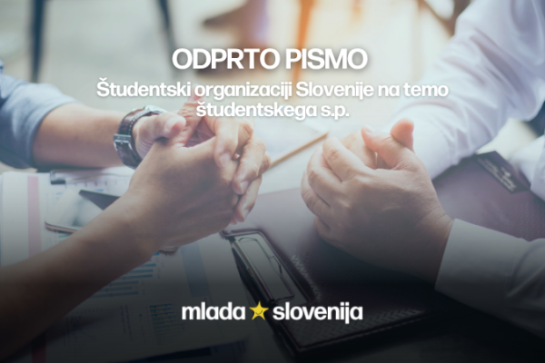Odprto pismo Študentski organizaciji Slovenije na temo študentskega s.p.